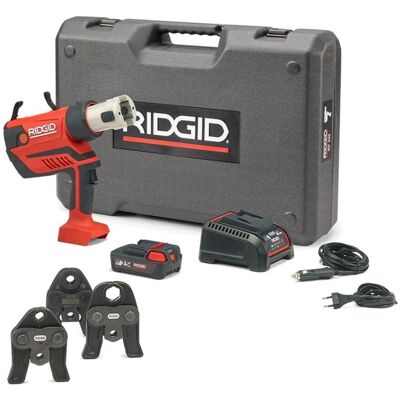 Ridgid, Presswerkzeug, RP350-B Kit Standard 12-108mm Grundset Crimpzange 18V 2,5Ah Li-Ion mit Backe M 15-18-22 Ridgid, Presswerkzeug, RP350-B Kit Standard 12-108mm Grundset Crimpzange 18V 2,5Ah Li-Ion mit Backe M 15-18-22