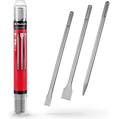 Einhell, Meissel, SDS-Max Meissel-Set 190110, 400 mm, 3-teilig (40 mm) Einhell, Meissel, SDS-Max Meissel-Set 190110, 400 mm, 3-teilig (40 mm)