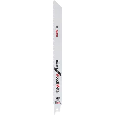 Bosch Zubehör, Sägeblatt, Säbelsägeblatt Bimetall, S 1122 HF Flexible for Wood and Metal Bosch Zubehör, Sägeblatt, Säbelsägeblatt Bimetall, S 1122 HF Flexible for Wood and Metal