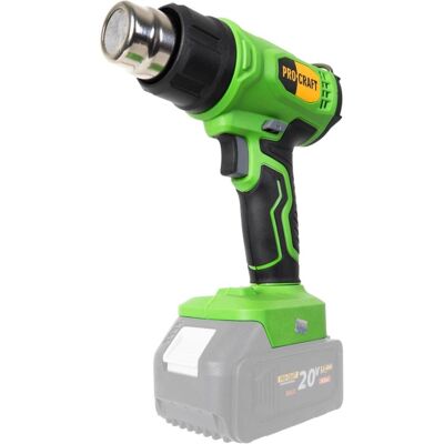 Procraft, Heissluftföhn, PH24bb Akku Heissluftpistole 20 V 50 - 550 °C Solo - ohne Akku, ohne Ladegerät Procraft, Heissluftföhn, PH24bb Akku Heissluftpistole 20 V 50 - 550 °C Solo - ohne Akku, ohne Ladegerät