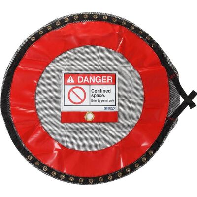 Brady, Zubehör Maschine, Belüftete verschliessb. Abdeckungen, PVC-beschichtetes Polyester, Rot, Enger Raum – L (1 Stüc Brady, Zubehör Maschine, Belüftete verschliessb. Abdeckungen, PVC-beschichtetes Polyester, Rot, Enger Raum – L (1 Stüc