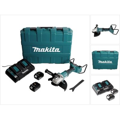 Makita, Winkelschleifer, DGA 900 PGKX2 Akku Winkelschleifer 36V ( 2x18V ) 230mm Brushless + 2x Akku 6,0Ah + (230 mm) Makita, Winkelschleifer, DGA 900 PGKX2 Akku Winkelschleifer 36V ( 2x18V ) 230mm Brushless + 2x Akku 6,0Ah + (230 mm)