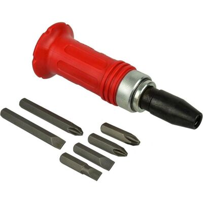 GEKO, Schraubenzieher, Schlagschrauber mit Bits, 7-teiliges -Set GEKO, Schraubenzieher, Schlagschrauber mit Bits, 7-teiliges -Set