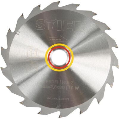 Stier, Sägeblatt, Profi Kreissägeblatt Holz 225x2,6x30 18W 28° Spanwinkel Stier, Sägeblatt, Profi Kreissägeblatt Holz 225x2,6x30 18W 28° Spanwinkel