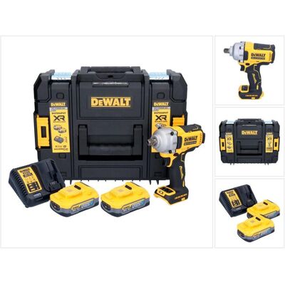DeWalt, Bohrmaschine + Akkuschrauber, DCF 892 H2T Akku Schlagschrauber 18 V 813 Nm 1/2" Brushless + 2x Powerstack Akku 5,0 Ah + (Schlagschrauber) DeWalt, Bohrmaschine + Akkuschrauber, DCF 892 H2T Akku Schlagschrauber 18 V 813 Nm 1/2" Brushless + 2x Powerstack Akku 5,0 Ah + (Schlagschrauber)