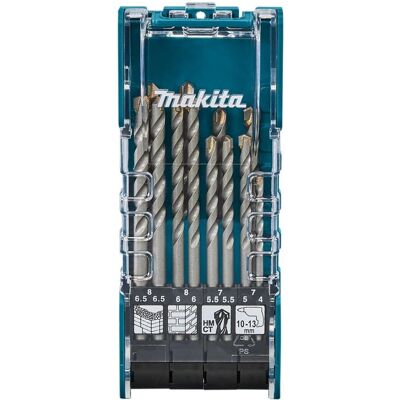 Makita, Bohrereinsatz, D-73483 Grąžtų mūrui rinkinys 12 vnt (4, 5, 5,5, 6, 6,5, 7, 8 mm) (4, 5, 5.5, 6, 6.5, 7, 8 mm) Makita, Bohrereinsatz, D-73483 Grąžtų mūrui rinkinys 12 vnt (4, 5, 5,5, 6, 6,5, 7, 8 mm) (4, 5, 5.5, 6, 6.5, 7, 8 mm)
