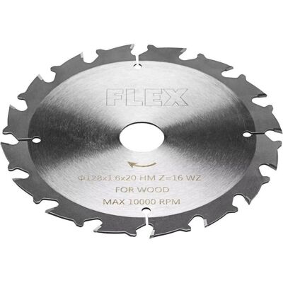 Flex-Tools, Sägeblatt, Zubehör 517682 Kreissägeblatt D128x1,0x20 HM Z=16 WZ Flex-Tools, Sägeblatt, Zubehör 517682 Kreissägeblatt D128x1,0x20 HM Z=16 WZ