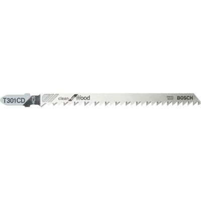 Bosch Professional Zubehör, Sägeblatt, Stichsägeblatt T 301 CD Clean for Wood, 5er-Pack Bosch Professional Zubehör, Sägeblatt, Stichsägeblatt T 301 CD Clean for Wood, 5er-Pack
