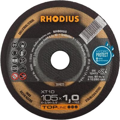 Rhodius, Sägeblatt, TOPline XT10 Extradünne Trennscheibe 100 x 1,0 x 16,00 mm Rhodius, Sägeblatt, TOPline XT10 Extradünne Trennscheibe 100 x 1,0 x 16,00 mm