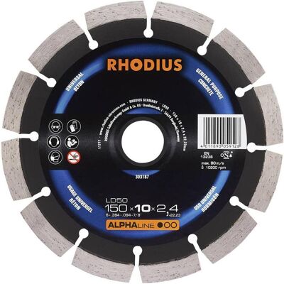 Rhodius, Sägeblatt, Diamantklinge LD50 150mm Rhodius, Sägeblatt, Diamantklinge LD50 150mm