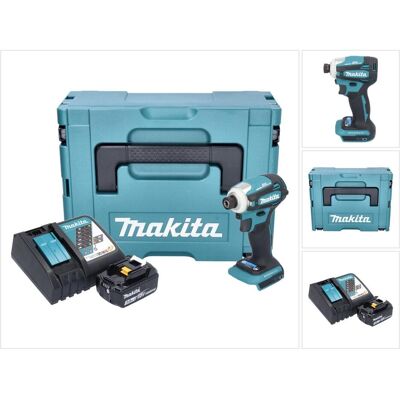 Makita, Bohrmaschine + Akkuschrauber, DTD 172 RF1J Akku Schlagschrauber 18 V 180 Nm 1/4" Brushless + 1x Akku 3,0 Ah + Ladegerät + (Schlagschrauber) Makita, Bohrmaschine + Akkuschrauber, DTD 172 RF1J Akku Schlagschrauber 18 V 180 Nm 1/4" Brushless + 1x Akku 3,0 Ah + Ladegerät + (Schlagschrauber)