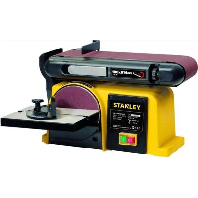 Stanley Schleifmaschine + Poliermaschine, Szlifierka Stołowa Taśmowo-Tarczowa Sxbs914e Stanley Schleifmaschine + Poliermaschine, Szlifierka Stołowa Taśmowo-Tarczowa Sxbs914e