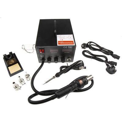 RS PRO, Lötgerät, 60W 2 in 1 Hot Air Rework Station,UK+EU (Lötstation) RS PRO, Lötgerät, 60W 2 in 1 Hot Air Rework Station,UK+EU (Lötstation)