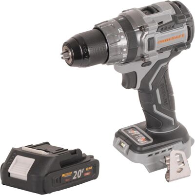 Procraft, Bohrmaschine + Akkuschrauber, Industrial CD20Abb Akku Schlagbohrschrauber 20 V 85 Nm + 1x Akku 2,0 Ah - ohne Ladegerät (Schlagbohrschrauber) Procraft, Bohrmaschine + Akkuschrauber, Industrial CD20Abb Akku Schlagbohrschrauber 20 V 85 Nm + 1x Akku 2,0 Ah - ohne Ladegerät (Schlagbohrschrauber)