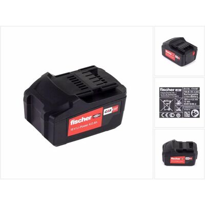 Fischer, Werkzeugakku + Ladegerät, Akkupack FSS-B 18V 4.0Ah 552930 - Akku - 4.000 mAh (18 V) Fischer, Werkzeugakku + Ladegerät, Akkupack FSS-B 18V 4.0Ah 552930 - Akku - 4.000 mAh (18 V)