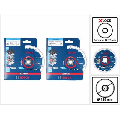 Bosch Expert x-lock Diamant Trennscheibe für Metall - 125 mm Bosch Expert x-lock Diamant Trennscheibe für Metall - 125 mm