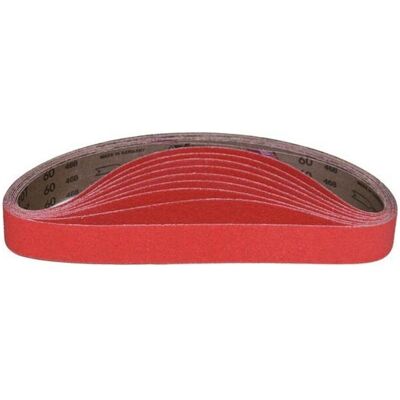 Vsm, Schleifmittel, Schleifband XK870T Länge 520 mm Breite 12 mm Körnung 60 für Stahl / Titan / NE Keramikkorn (60) Vsm, Schleifmittel, Schleifband XK870T Länge 520 mm Breite 12 mm Körnung 60 für Stahl / Titan / NE Keramikkorn (60)