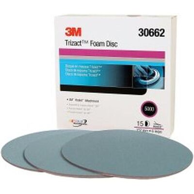 3M Schleifmittel, Disco in Schiuma Trizact Hookit (1500) 3M Schleifmittel, Disco in Schiuma Trizact Hookit (1500)