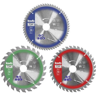 kwb, Sägeblatt, 587895 Kreissägeblatt-Set 210 x 30mm 1St. kwb, Sägeblatt, 587895 Kreissägeblatt-Set 210 x 30mm 1St.