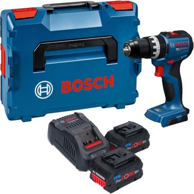 Professional, Bohrmaschine + Akkuschrauber, Bosch GSB 18V-52 Professional Akku Schlagbohrschrauber 18 V 70 Nm Brushless + 2x ProCORE Akku 5,5 (Schlagbohrschrauber) Professional, Bohrmaschine + Akkuschrauber, Bosch GSB 18V-52 Professional Akku Schlagbohrschrauber 18 V 70 Nm Brushless + 2x ProCORE Akku 5,5 (Schlagbohrschrauber)