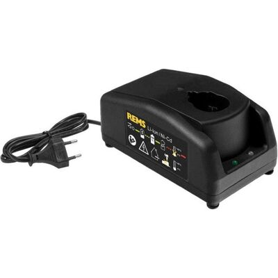Rems, Werkzeugakku + Ladegerät, Schnell-Ladegerät Li-Ion/Ni-Cd - 10,8-18V t/alle Akku-Maschinen (14.40 V) Rems, Werkzeugakku + Ladegerät, Schnell-Ladegerät Li-Ion/Ni-Cd - 10,8-18V t/alle Akku-Maschinen (14.40 V)