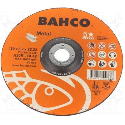 Irimo, Sägeblatt, Abrasive Hochleistungs-Trennscheiben für Metall 180 x 3.2 x 22.23mm Irimo, Sägeblatt, Abrasive Hochleistungs-Trennscheiben für Metall 180 x 3.2 x 22.23mm