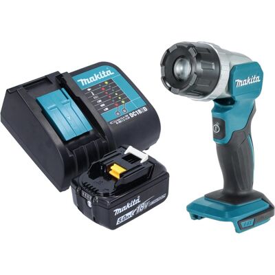 Makita, Arbeitsleuchte, DML 808 ST1 Akku Handstrahler 14,4 / 18 V 190 lm LED + 1x Akku 5,0 Ah + Ladegerät (190 lm) Makita, Arbeitsleuchte, DML 808 ST1 Akku Handstrahler 14,4 / 18 V 190 lm LED + 1x Akku 5,0 Ah + Ladegerät (190 lm)