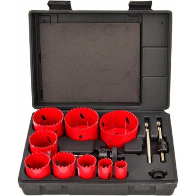 Awtools, Lochsäge, Satz Bimetall-Lochsägen, 13-teilig (19 mm, 64 mm) Awtools, Lochsäge, Satz Bimetall-Lochsägen, 13-teilig (19 mm, 64 mm)