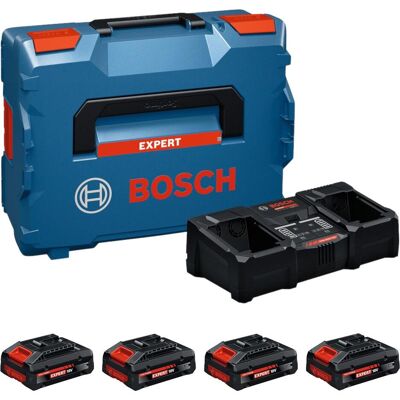Bosch Professional, Werkzeugakku + Ladegerät, Starter Set (18 V) Bosch Professional, Werkzeugakku + Ladegerät, Starter Set (18 V)