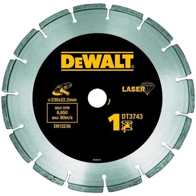DeWalt, Sägeblatt, DT3743XJ Diamanttrennscheibe 230 DeWalt, Sägeblatt, DT3743XJ Diamanttrennscheibe 230
