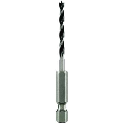 DIY, Bohrereinsatz, Holzspiralbohrer-HSS, 1/4"-Sechskantschaft D= 3,0 mm L= 72 mm (3.0 Millimeter) DIY, Bohrereinsatz, Holzspiralbohrer-HSS, 1/4"-Sechskantschaft D= 3,0 mm L= 72 mm (3.0 Millimeter)
