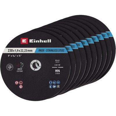 Einhell, Sägeblatt, Trennscheiben, 711524, 230x2,0 mm, 10 Stück Einhell, Sägeblatt, Trennscheiben, 711524, 230x2,0 mm, 10 Stück