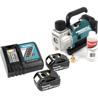 Makita, Wasserpumpe, DVP 180 RM 18V Akku Vakuumpumpe + 2x BL 1840 B 4,0 Ah Akku + DC 18 RC Ladegerät Makita, Wasserpumpe, DVP 180 RM 18V Akku Vakuumpumpe + 2x BL 1840 B 4,0 Ah Akku + DC 18 RC Ladegerät