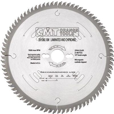 CMT, Sägeblatt, 281.108.14M Sägeblatt für Spanplatten / Melamin / Formica 350 x 30 x 108T CMT, Sägeblatt, 281.108.14M Sägeblatt für Spanplatten / Melamin / Formica 350 x 30 x 108T