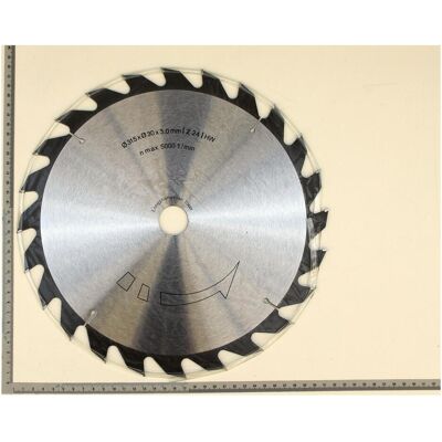 Scheppach, Sägeblatt, Kreissägeblatt Durchmesser 31.5cm, 24 Z Scheppach, Sägeblatt, Kreissägeblatt Durchmesser 31.5cm, 24 Z