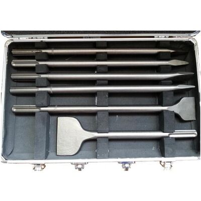 Makita SDS-Max Meißel- und Bitset - 6 Stück Makita SDS-Max Meißel- und Bitset - 6 Stück