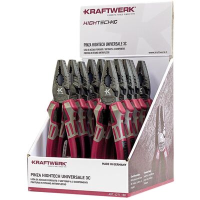 Kraftwerk, Zange, Display KW hightech Kombizange (180 mm) Kraftwerk, Zange, Display KW hightech Kombizange (180 mm)