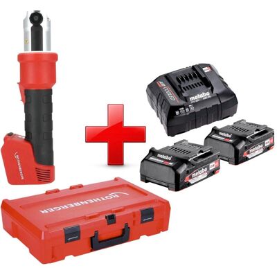 Rothenberger, Presswerkzeug, ROMAX NANO Akku Pressmaschine 18 V 34 kN CAS + 2x Akku 2,0 Ah + Ladegerät + Rocase Rothenberger, Presswerkzeug, ROMAX NANO Akku Pressmaschine 18 V 34 kN CAS + 2x Akku 2,0 Ah + Ladegerät + Rocase