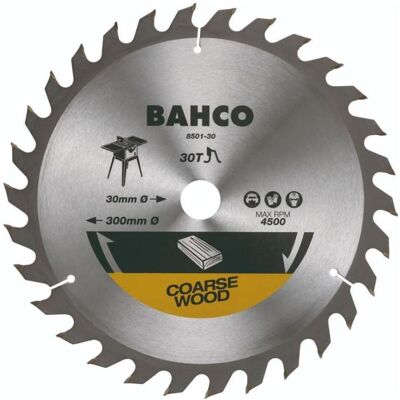 Irimo, Sägeblatt, 30-Zähne Kreissageblätter für Montagesägen in Holz 300 mm Irimo, Sägeblatt, 30-Zähne Kreissageblätter für Montagesägen in Holz 300 mm