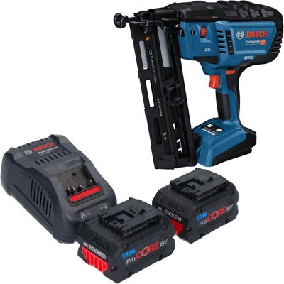 Bosch Professional, Tacker + Nagelpistole, GNH 18V-64-2 M Professional Akku Holznagler 18 V 1,6 x 32 - 64 mm + 2x ProCORE Akku 5,5 Ah + (Nagelpistole) Bosch Professional, Tacker + Nagelpistole, GNH 18V-64-2 M Professional Akku Holznagler 18 V 1,6 x 32 - 64 mm + 2x ProCORE Akku 5,5 Ah + (Nagelpistole)
