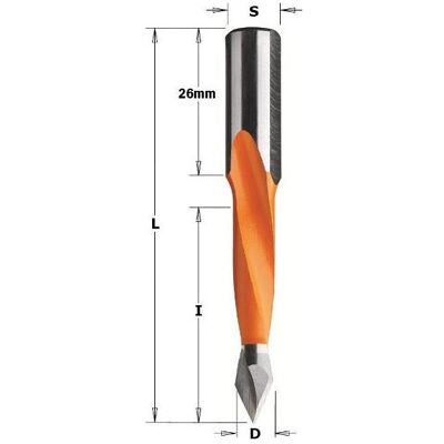CMT ORANGE TOOLS 314.040.12 Hochfester Stahlbohrer – Bohrzubehör CMT ORANGE TOOLS 314.040.12 Hochfester Stahlbohrer – Bohrzubehör