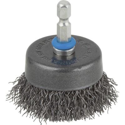 wolfcraft, Schleifmittel, 1 Stahldraht-Topfbürste S=6-kt. ø50mm wolfcraft, Schleifmittel, 1 Stahldraht-Topfbürste S=6-kt. ø50mm