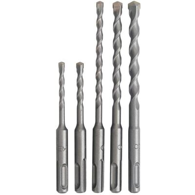 Kendo, Bohrereinsatz, SDS-plus-Hammerbohrer-Set (10 mm, 5 mm, 6 mm, 8 mm) Kendo, Bohrereinsatz, SDS-plus-Hammerbohrer-Set (10 mm, 5 mm, 6 mm, 8 mm)