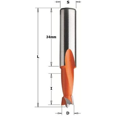 CMT - 361.100.12 - PTFE-Beschichtung - 2 Schneiden - Bohrer CMT - 361.100.12 - PTFE-Beschichtung - 2 Schneiden - Bohrer