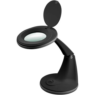 Goobay, Lupe, LED-Stand-Lupenleuchte, 6 W, schwarz Goobay, Lupe, LED-Stand-Lupenleuchte, 6 W, schwarz