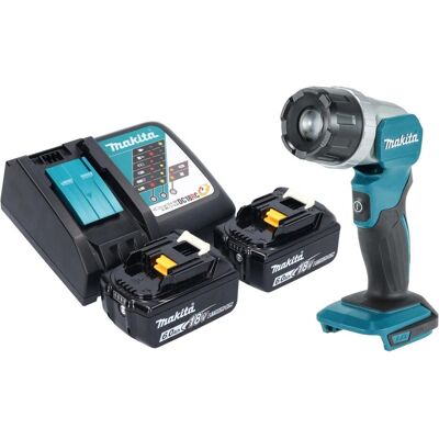 Makita, Arbeitsleuchte, DML 808 RG Akku Handstrahler 14,4 / 18 V 190 lm LED + 2x Akku 6,0 Ah + Ladegerät (190 lm) Makita, Arbeitsleuchte, DML 808 RG Akku Handstrahler 14,4 / 18 V 190 lm LED + 2x Akku 6,0 Ah + Ladegerät (190 lm)