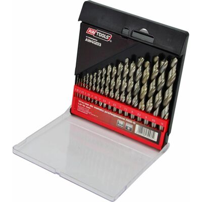 Awtools, Bohrereinsatz, WIERTŁA DO METALU HSS-G KOMPLET 19elem. /1,0-10,0mm/ (1.0-10 mm) Awtools, Bohrereinsatz, WIERTŁA DO METALU HSS-G KOMPLET 19elem. /1,0-10,0mm/ (1.0-10 mm)