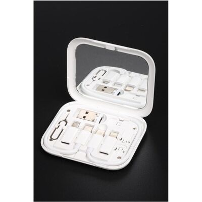 Setty, Reiseadapter, travel adapter set 11 in 1 AD-S11-16 pink Setty, Reiseadapter, travel adapter set 11 in 1 AD-S11-16 pink