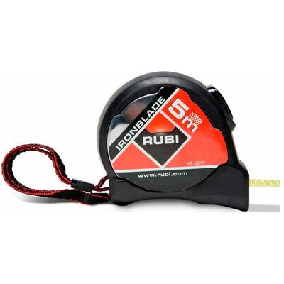Rubi, Längenmesswerkzeug, Massband Ironblade 5 m x 25 mm (5 m) Rubi, Längenmesswerkzeug, Massband Ironblade 5 m x 25 mm (5 m)