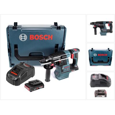 Bosch Professional, Bohrmaschine + Akkuschrauber, GBH 18V-26 Akku Bohrhammer 18V 2,6J brushless SDS plus + 1x Akku 2,0Ah + Ladegerät + L-Boxx (Bohrhammer) Bosch Professional, Bohrmaschine + Akkuschrauber, GBH 18V-26 Akku Bohrhammer 18V 2,6J brushless SDS plus + 1x Akku 2,0Ah + Ladegerät + L-Boxx (Bohrhammer)
